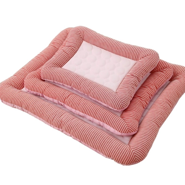 Almohadilla refrescante para perros tres talla rosa