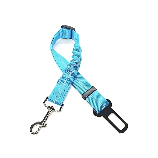 Cinturón de seguridad para perro azul cielo