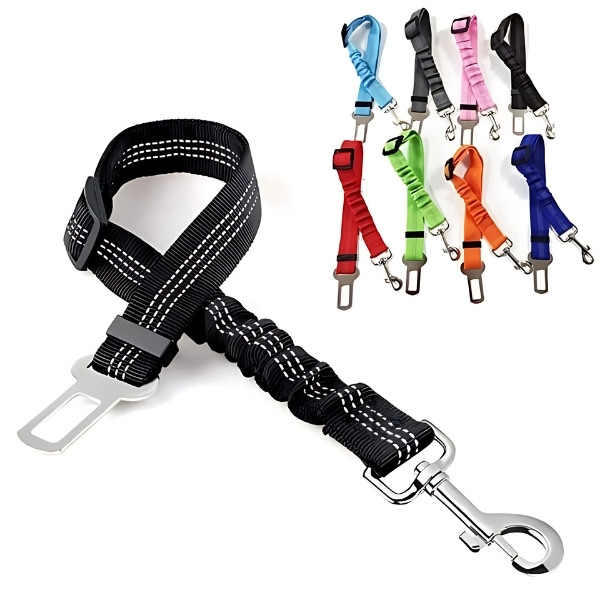 Cinturón de seguridad para perro multicolor