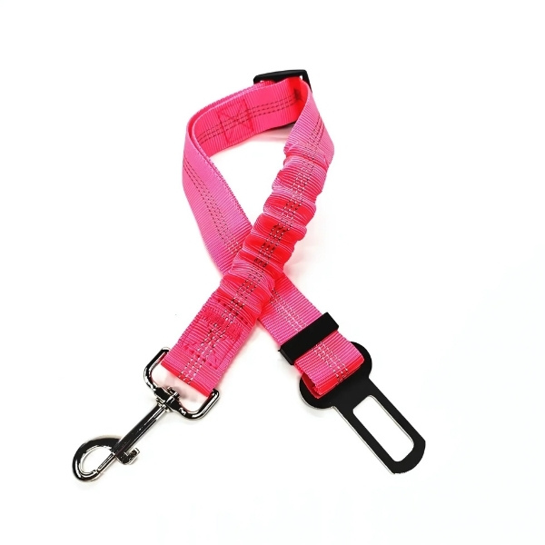 Cinturón de seguridad para perro roja claro