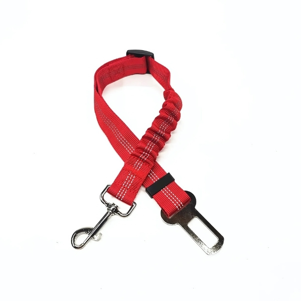 Cinturón de seguridad rojo parra perro