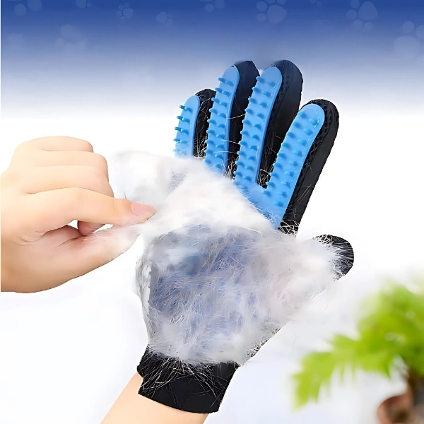 Guantes-de-aseo-para-mascotas-azul-cabello