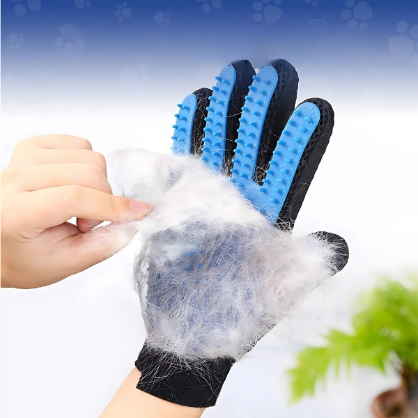 Guantes-de-aseo-para-mascotas-azul-cabello