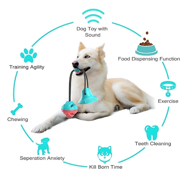 Juguete interactivo para perros beneficios