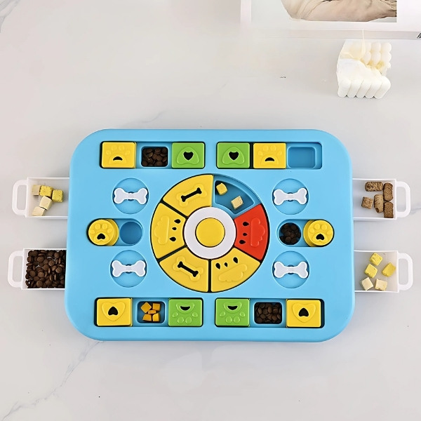 Juguetes-interactivos-azul-caché-rompecabezas