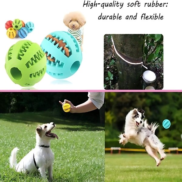 Pelota Dental Interactiva higiene comida textura natural