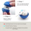 Pelota rodante automatica perro USB