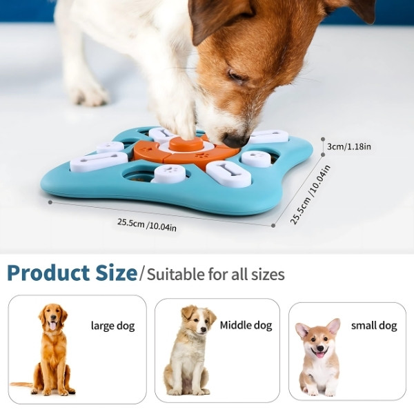 Rompecabezas educativo para perros talla