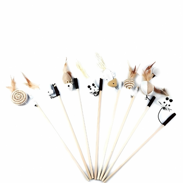 Varita-de-madera-colorida-con-plumas-para-gato-y-gatito-ocho