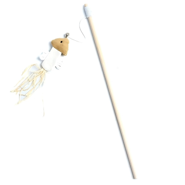 Varita-de-madera-colorida-con-plumas-para-gato-y-gatito-pez