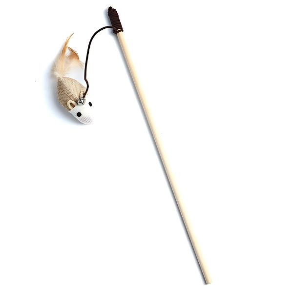 Varita-de-madera-colorida-con-plumas-para-gato-y-gatito-raton