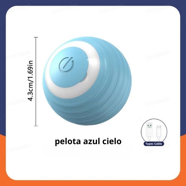 bola rodante automática azul cielo
