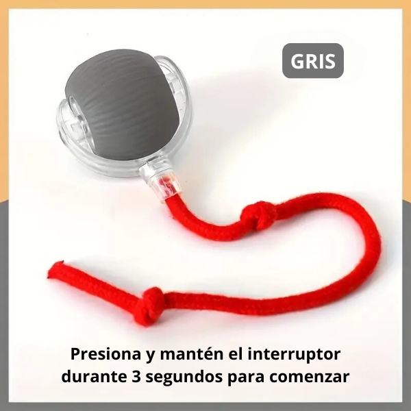 bola rodante automática gris
