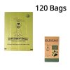 bolsa de caca orgánica verde 120 bio