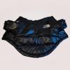 chaqueta de invierno para perro negro textil