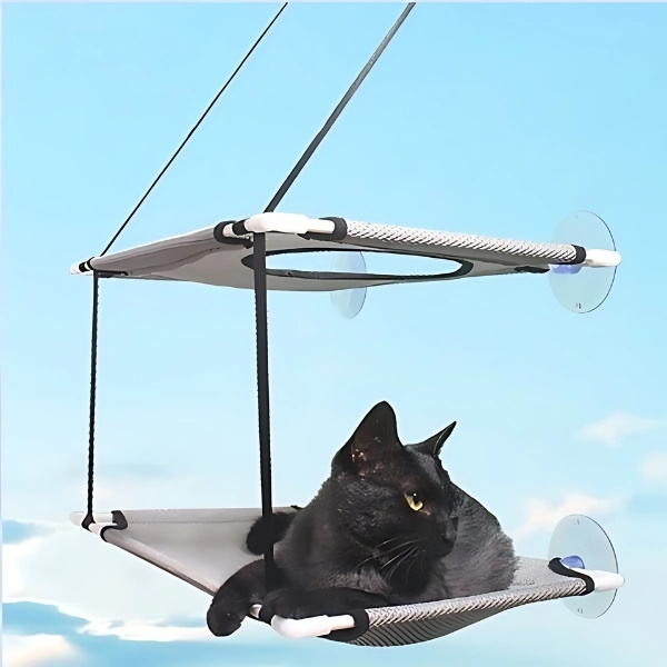 hamaca-doble-para-gato-gris-presentación
