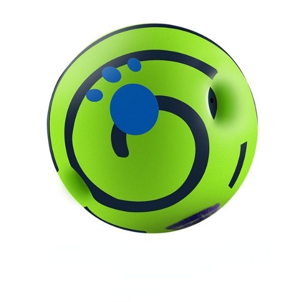 pelota antiestrés para perros sonidos verdes