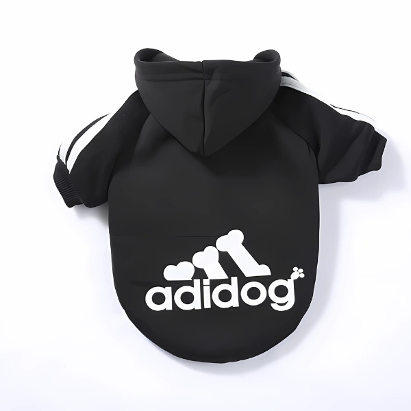 sudadera de perro adidog negro