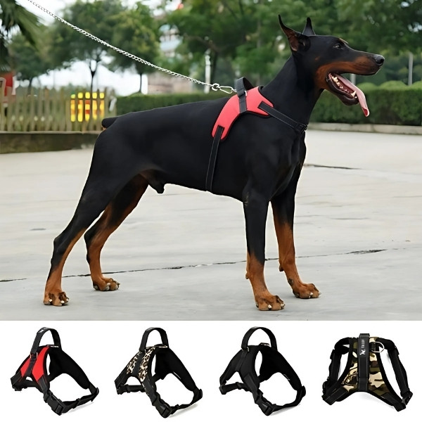 Arnés anti-tirones ajustable para perro MULTICOLOR