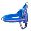 Arnés de entrenamiento para perros azul blanco