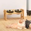 Bandeja-elevado-ajustable-de-bambú-para-gato