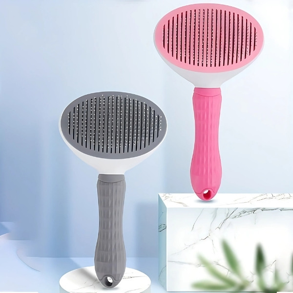 Cepillo-Automático-para-Perros-rosa-gris