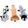 Juguetes-de-peluche-interactivo -de-animales-leon-pingúino-vaca