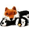Juguetes-de-peluche-de-animales-mofeta-zorro-pingúino