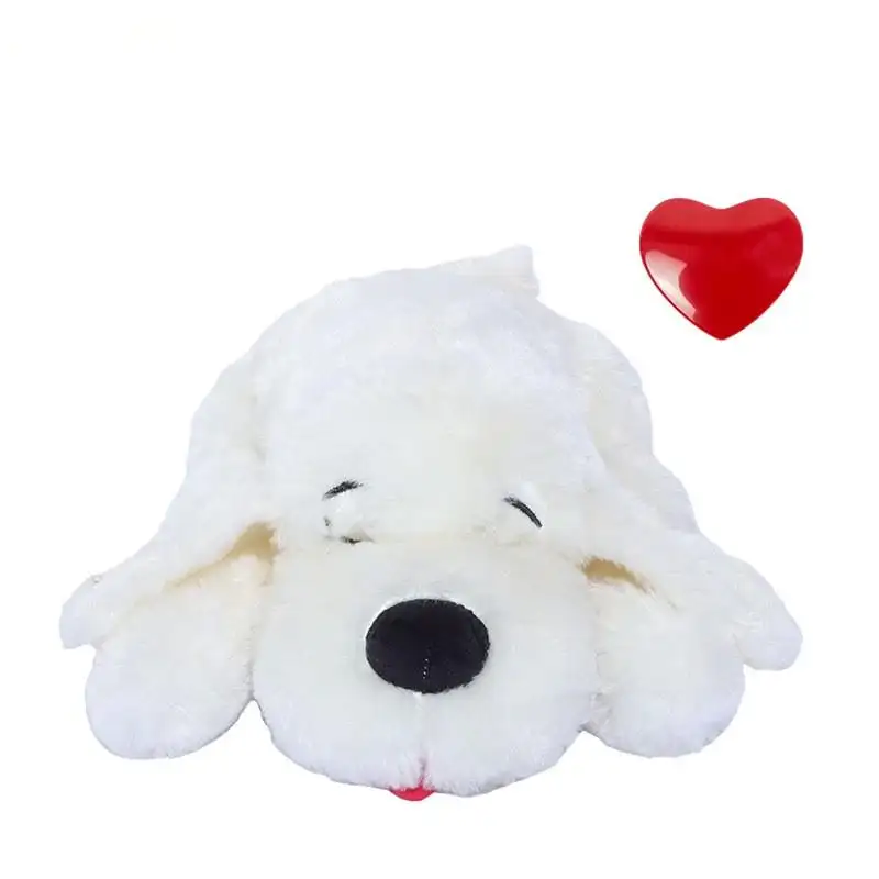 Peluche de Perro Antiestrés blanco