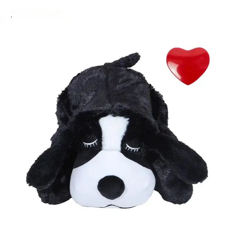 Peluche de Perro Antiestrés negro
