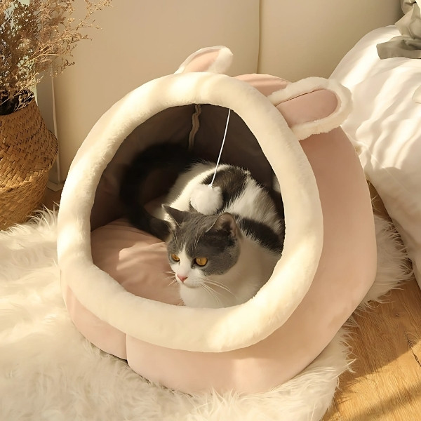 cama-para-gato-rosa