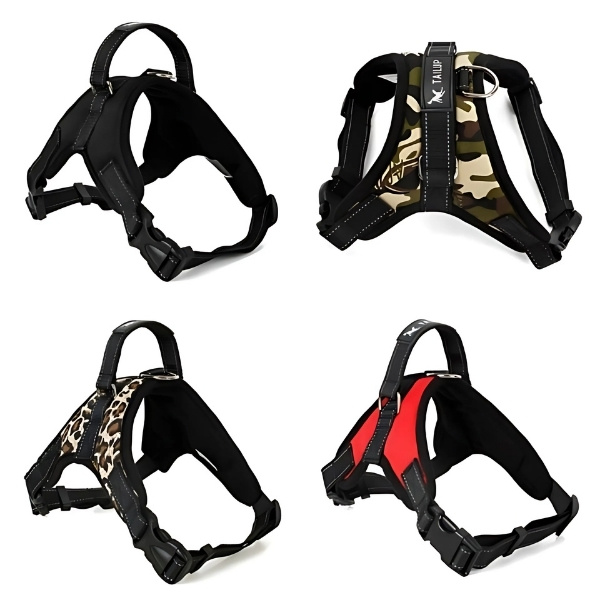 arnés anti-tirones ajustable para perro cuatro colores