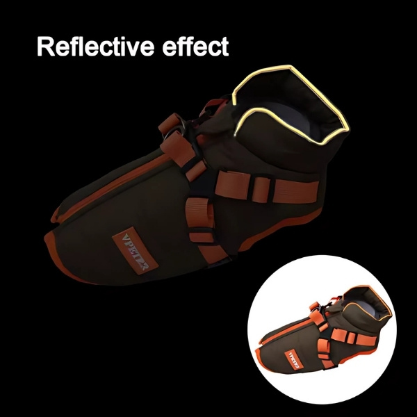 chaqueta impermeable para perro reflectante