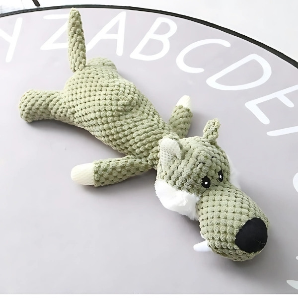 peluche-lobo-para-perro-presentación