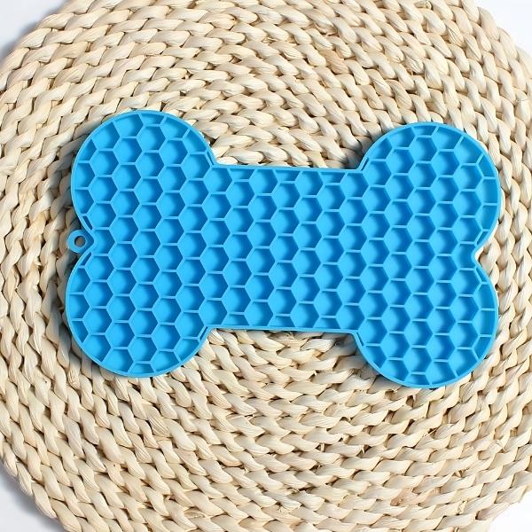 tapete para lamer azul