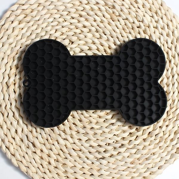 tapete para lamer negro