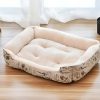Cama Acolchada blanco para Perros