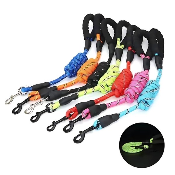 Correa Reflectante de Cuerda Resistente azul naranja negro verde rojo azul cielo rosa