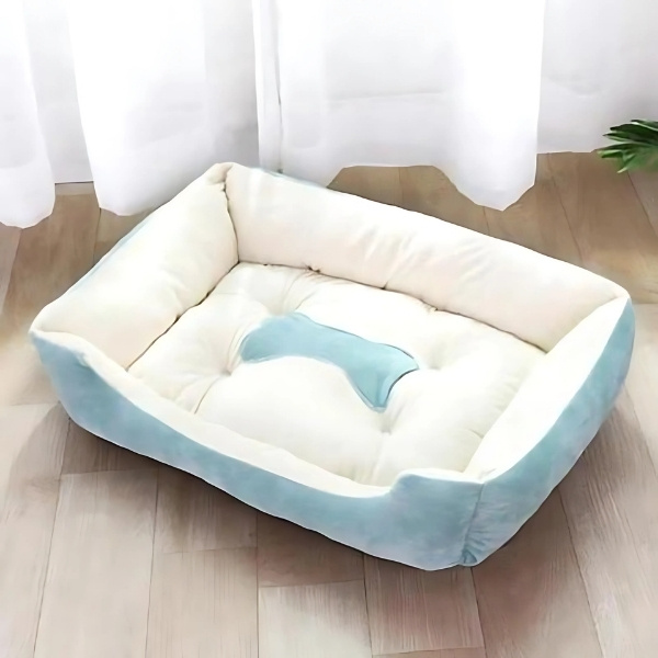 cama-para-perro-huesos-azul-cielo