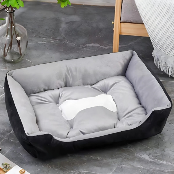 cama para perro huesos presentacion