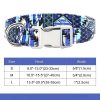 collar mexicano para perro talla azul