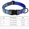 collar mexicano para perro tallas azul