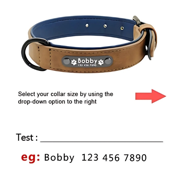 collar-para-perro-cuero-nombre-numero