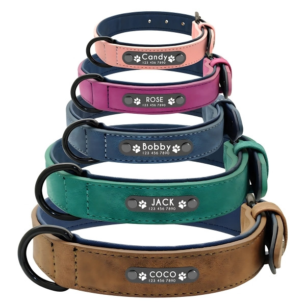collar-para-perro-cuero-talla-color