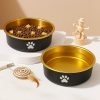 comedero-comida-para-perros-amarillo-anti-derapado-juego