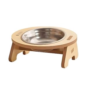 comedero-de-bambú-comida-para-gato-madera-simple