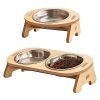 comedero-doble-de-bambú-comida-para-gato-simple-doble