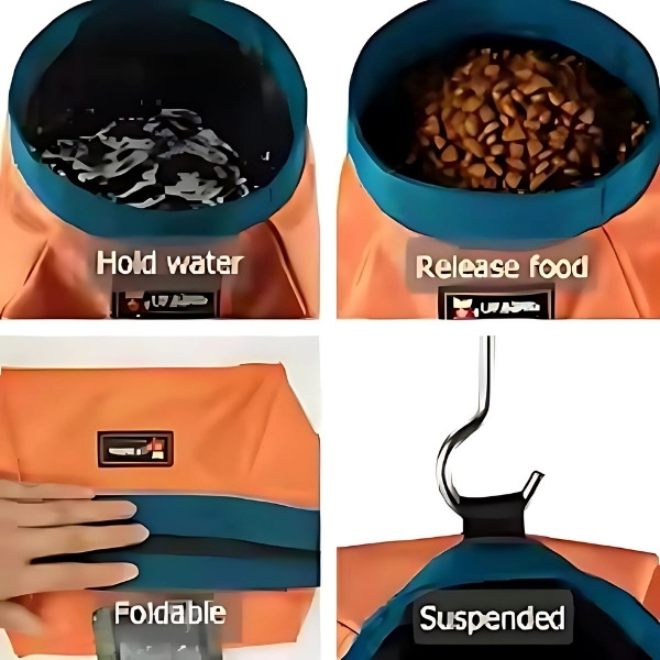 comedero-flexible-para-perro-agua-comida-fijación-textil