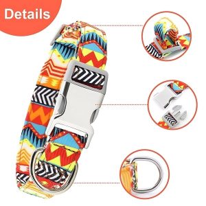 detalles del collar mexicano para perro