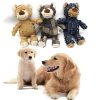 peluche-para-perro-oso-marrón-azul-marrón-oscuro